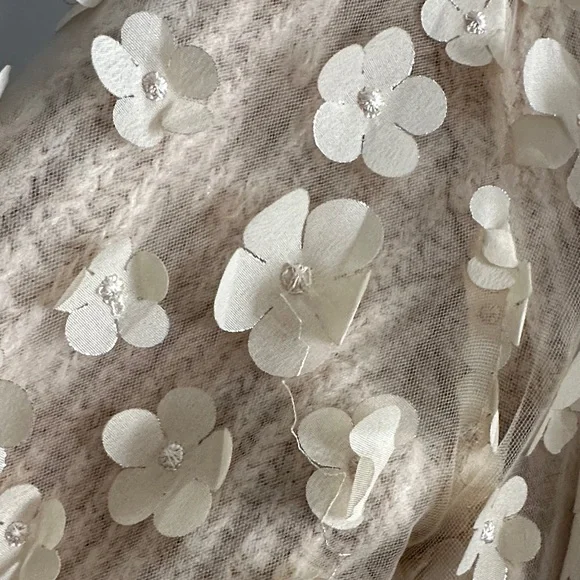 Zara Cream Floral Sweater - Picture 5 of 6